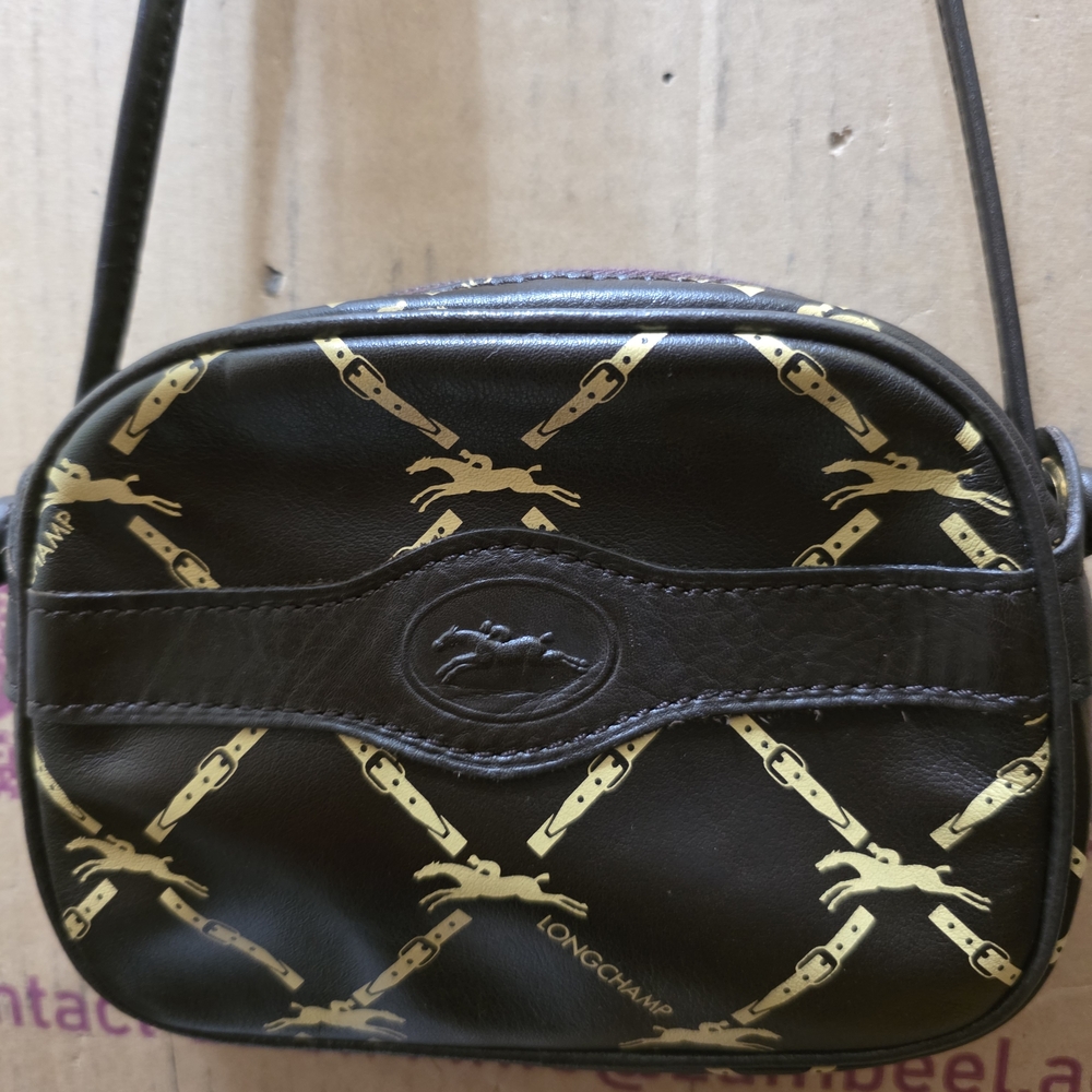 Longchamp Black and Gold Women's Bag - Picture 2 of 12